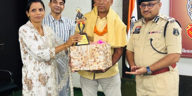 38 साल की बेदाग सेवा के बाद नगर सैनिक व्यासनारायण जायसवाल हुए सेवानिवृत्त